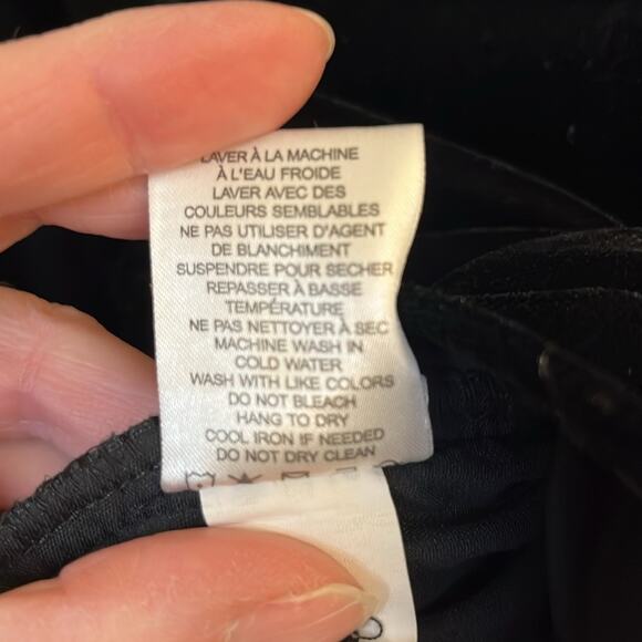 Amaryllis Velvet Ruffle Blouse Size S Black Bell Sleeves Witchy Whimsigoth Boho - Picture 7 of 10